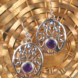 Zhupuk Circular Drop Earrings image 1