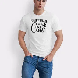 Seekbuylove Men Bio Finish Typography Printed Round Neck Pure Cotton T-shirt image 5