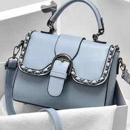 StyleCast Stylish Crossbody Buckle Detail Sling Bag With Non-Detachable Sling Strap-image-12