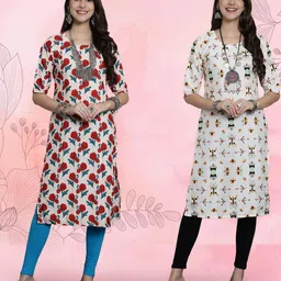 Ethnic basket Women Multicoloured Kurtas-picture-33