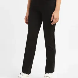 levi's Women's 712 Blue Straight Fit Mid Rise Jeans image 4