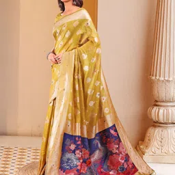Astita Woven Design Zari Saree image 3