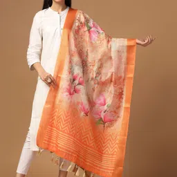 Kaizen TEXO FAB Ethnic Motifs Printed Dupatta image 1