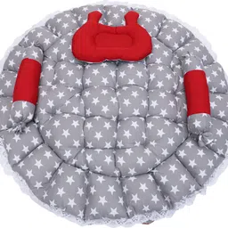 kmonlinehub BB19 Baby bedding set Stars image 4