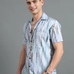 THE BEETEL HOUSE Men Relaxed Opaque Printed Casual Shirt image 5