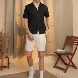 Campus Sutra Men Comfort Textured Opaque Casual Shirt-picture-29