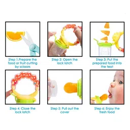 NeonateCare Blue Silicone Teether image 2