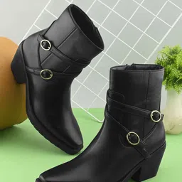 The Roadster Lifestyle Co. Women Block-Heeled Regular Boots-image-72