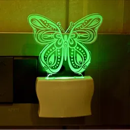 1ST TIME Red & White Printed Acrylic Abstract Shaped Shaped Wall Lamp image 4