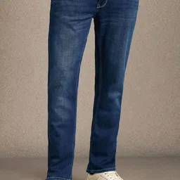 Louis Philippe Jeans Men Slim Fit Mid-Rise Light Fade Jeans-image-90