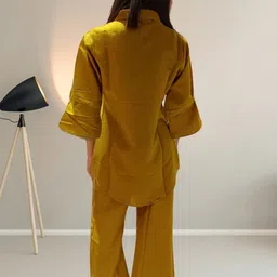 MYROR Embroidered Top & Trousers Co-Ord Set image 4