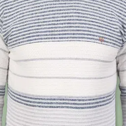 GRACIT Men Striped Woollen Pullover image 2