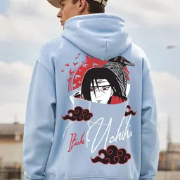 MaverIQ Men Graphic Printed Anime Hooded Sweatshirt-picture-26