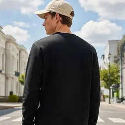 Manlino Men Typography Printed ROUND NECK FULL SLEEVE SWEATSHIRT image 2