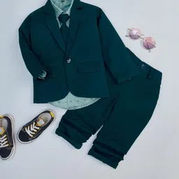 Hopscotch Boys Printed Cotton Blend Clothing Set image 1