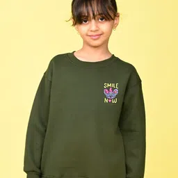 NUSYL Girls Printed Sweatshirt image 2