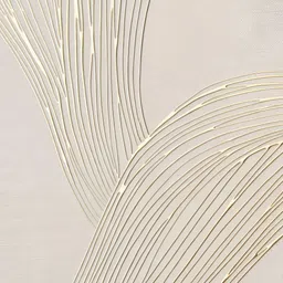 Home Centre Artistry Regalia Gold-Toned & Cream Colored Printed Canvas Wall Photo Frame image 4