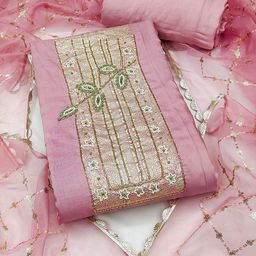 Maroosh Embellished Pure Cotton Unstitched Dress Material-picture-15