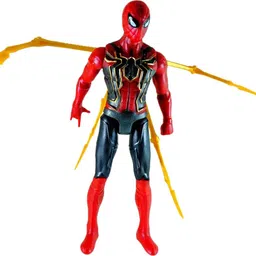 pinakaestore Avenger Spidermen Action Figure Toy Quality Plastic Movable Joints & Light-picture-11