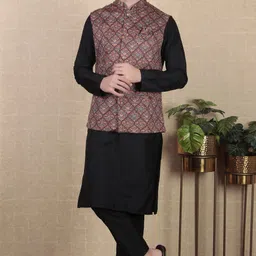 koshin Printed Men Waistcoat image 1