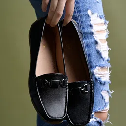 shoetopia Smart Casual Shoes Daily | Formal Wear | College Wear Loafers For Girls Loafers For Women image 2