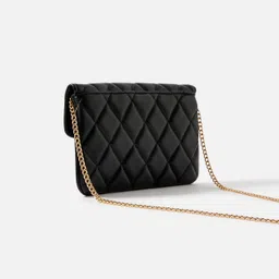 accessorize london Party Black Clutch - Regular Size image 4