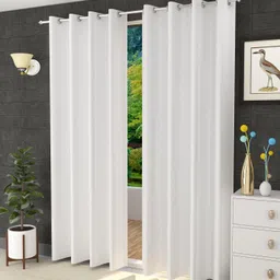 fabrilia 213 cm (7 ft) Polyester Room Darkening Door Curtain (Pack Of 2) image 1