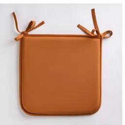 SKANDA FAB Set Of 6 Cinnamon Brown Pure Cotton Foam Chair Pad image 4