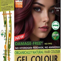 indus valley Organically Natural Damage Free Gel Hair Color,No Ammonia Hair Men Women ,Burgundy 3.6-picture-23