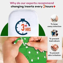 ramyaa enterprises button Diaper +insert/Green56 image 5