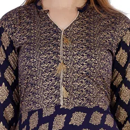 baba kurti Women Viscose Rayon Kurta Dupatta Set image 4