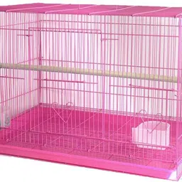 15 Inch (1.25 Feet ) Small Pink Bird, Hamster, Rabbit Cage Bird, Hamster, Rabbit Cage-image-3
