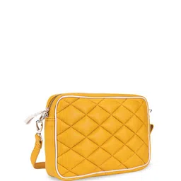 Abelardo De Moda Leather Structured Quilted Sling Bag image 3