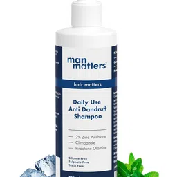 man matters Daily use Anti Dandruff Shampoo | Tea tree , Neem oil & menthol-picture-17