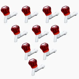 droptech Red Crystal Fancy Pvc bib cock Long Body pvc plastic Red Crystal Fancy bib cock standard size 1/2" - for hot & cold water bib tap, pvc taps for bathroom Bib Tap Faucet-picture-15