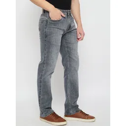 duke Men Regular Mid Rise Grey Jeans image 4