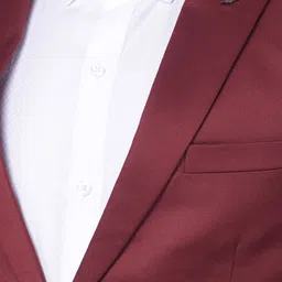 canary london Men 2-Piece Formal Suit Solid Suit image 4