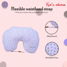 kid's charm Little Heart Portable 6 in 1 New Born Baby Feeding Pillow Breastfeeding Pillow image 3