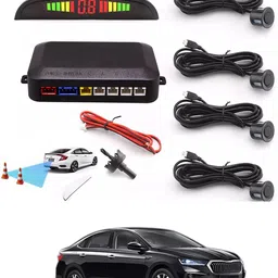 rkpsp Car Universal Black 4 Ultrasonic Reverse Parking Sensor-243 4 Parking Sensors, Compact Screen Distance Display with Sound Warning Parking Sensor-picture-15