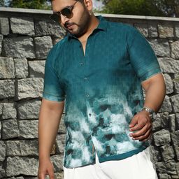 Instafab Plus Men Comfort Opaque Printed Casual Shirt-picture-42