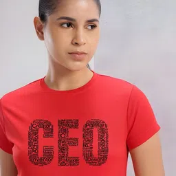 SZN Women Printed Applique T-shirt-picture-31
