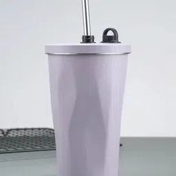 Style Homez Lavender Stainless Steel Glossy Jar Mug-600ml image 3