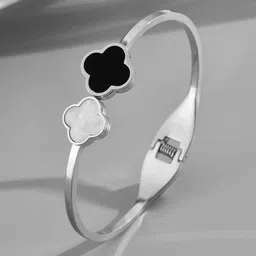 Designs & You Women Silver-Plated Bangle-Style Bracelet image 5