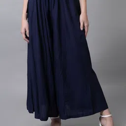 LEGITLOOKS Women Flared Knitted Palazzos-image-63