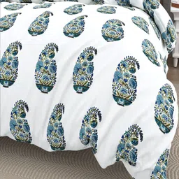 Myntra Elegant Homes Multi 200 GSM Ethnic Motifs Cotton AC Room Double Bed Quilt image 2