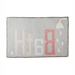 FABINALIV Black & Red Patterned 1600 GSM Bath Rug image 3