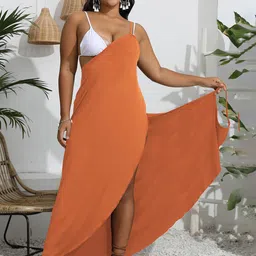 JC Mode V Neck Swimwear Cover Up Top-image-17