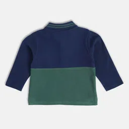 MINI KLUB Boys Colourblocked Polo Collar T-shirt image 2