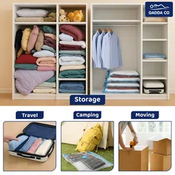 GADDA CO Transparent & Blue 4 Pieces Reusable Core Organisers image 5