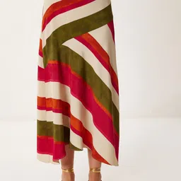 Happiness istanbul Women A-Line Midi Skirts image 1